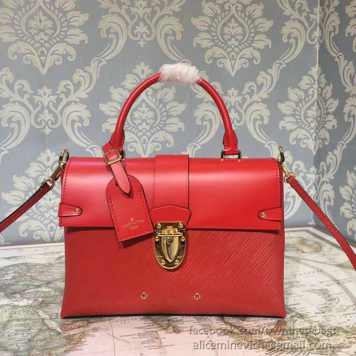 Louis Vuitton Epi Leather One Handle MM Cement Red M43125