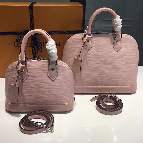 Louis Vuitton Rose Nacre Epi Leather Cluny Shoulder Bag BB