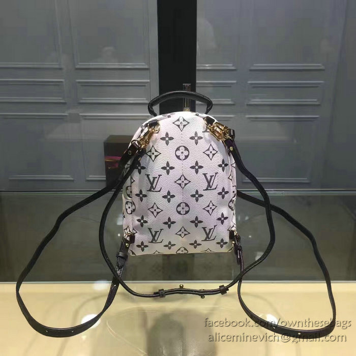 Louis Vuitton Monogram Canvas Palm Springs Backpack Mini White M41457