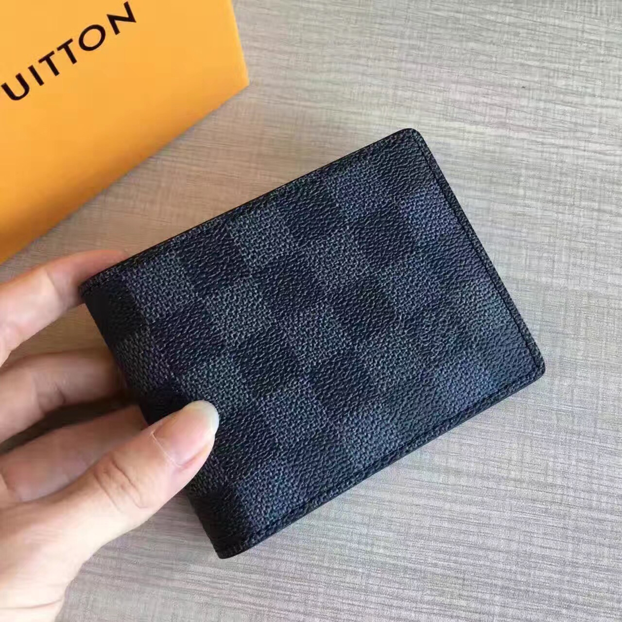 Louis Vuitton Damier Graphite Canvas Multiple Wallet N62663
