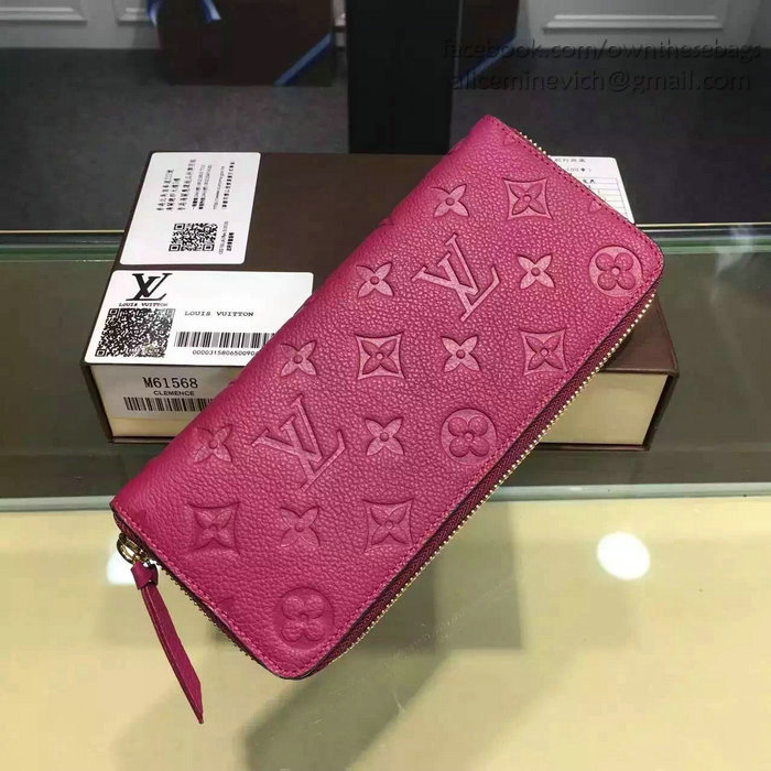 Louis Vuitton Monogram Empreinte Clemence Wallet | SEMA Data Co-op