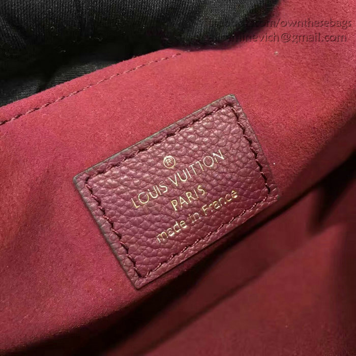 Louis Vuitton Monogram Empreinte Pochette Metis Fuchsia M40780
