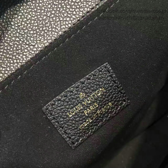 Louis Vuitton Monogram Empreinte Pochette Metis Noir M40780
