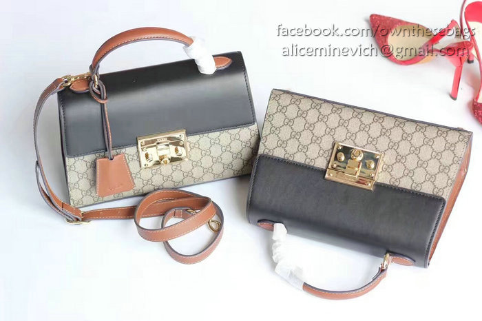 Gucci Padlock GG Supreme Top Handle Bag 453188