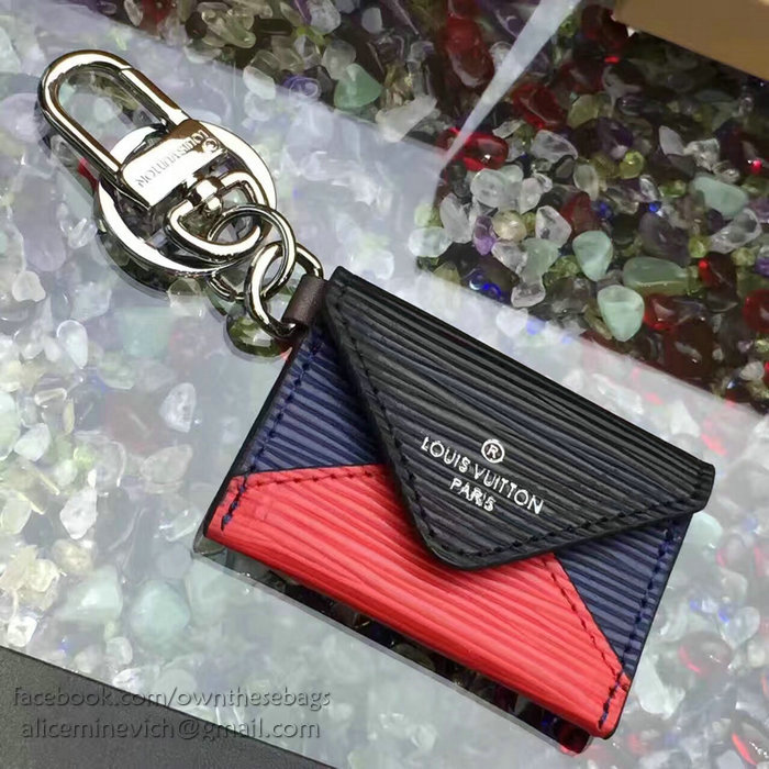 Louis Vuitton Enveloppe Bag Charm & Key Holder Noir M78608