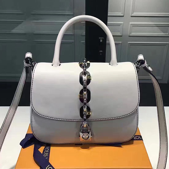 Louis Vuitton Calfskin Chain It Bag White PM M54619