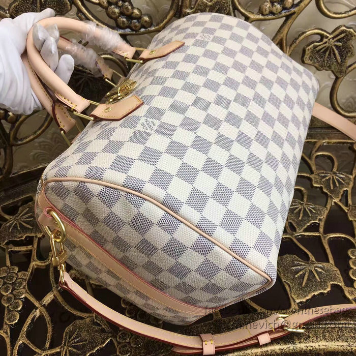 Louis Vuitton Damier Azur Canvas Speedy Bandouliere Bag N41732