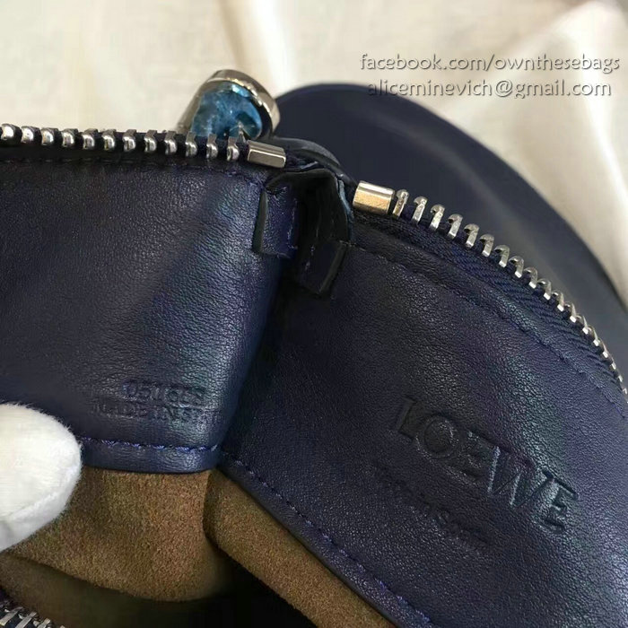 Loewe Fortune Large Hobo Bag Blue 290330