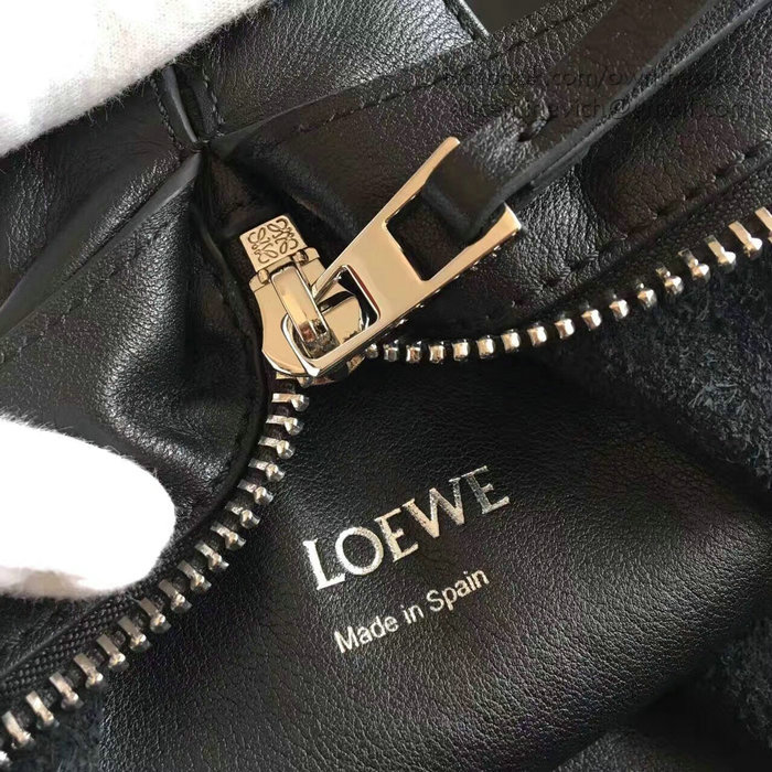 Loewe Original Calf Leather Crossbody Backpack Black 290340