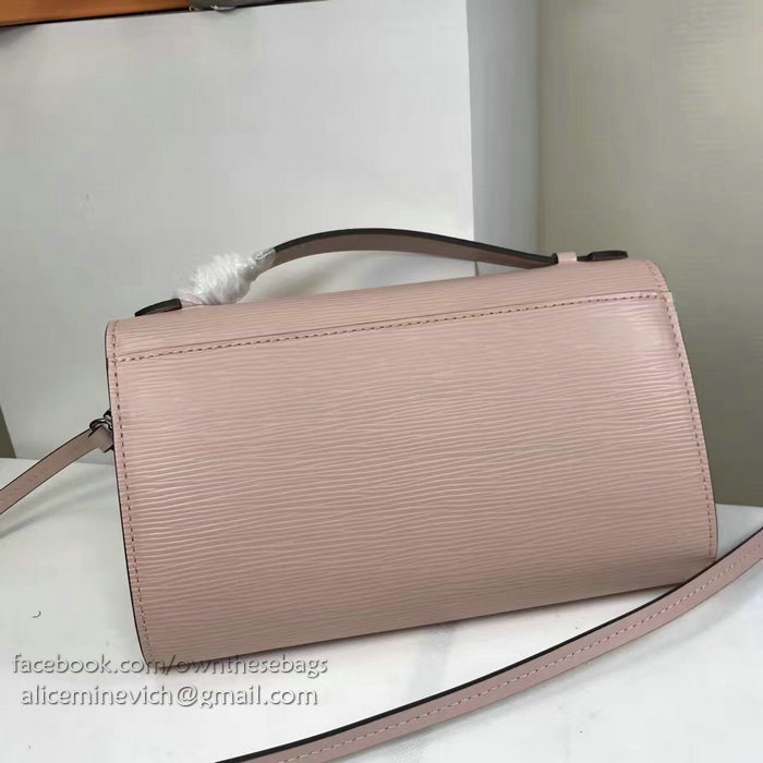 Louis Vuitton Epi Leather Clery Pochette Rose Ballerine M54537