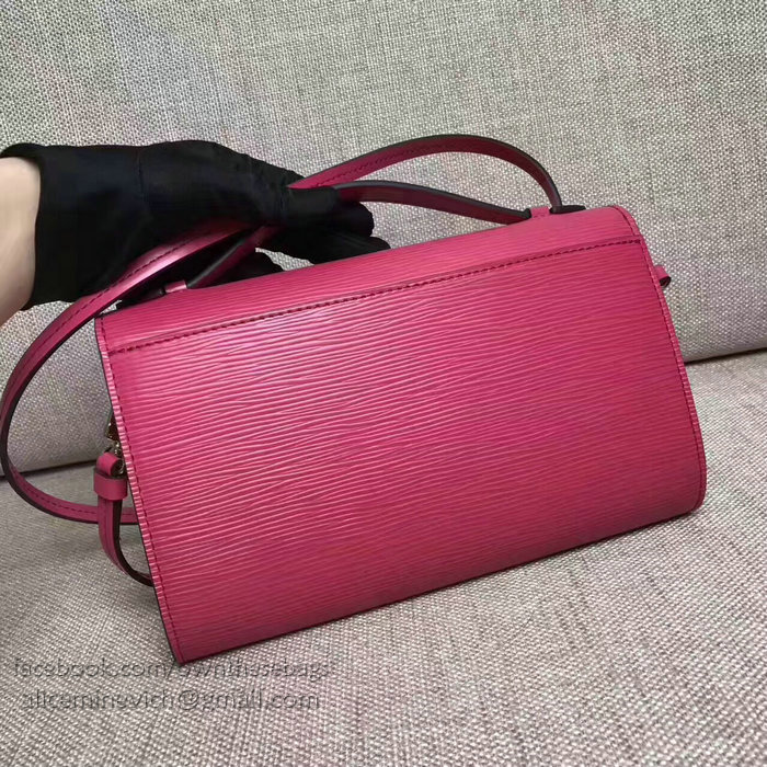 Louis Vuitton Epi Leather Clery Pochette Hot Pink M54537