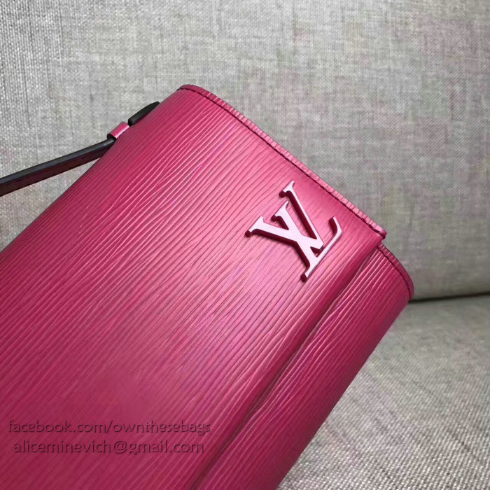 Louis Vuitton Epi Leather Clery Pochette Hot Pink M54537