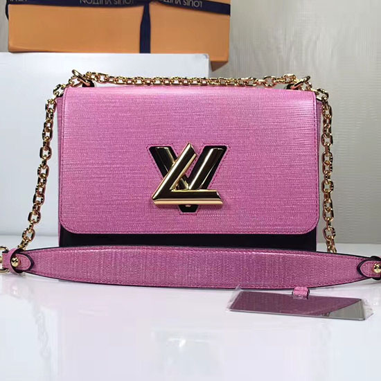 Louis Vuitton Epi Leather Twist MM Hot Pink M50280