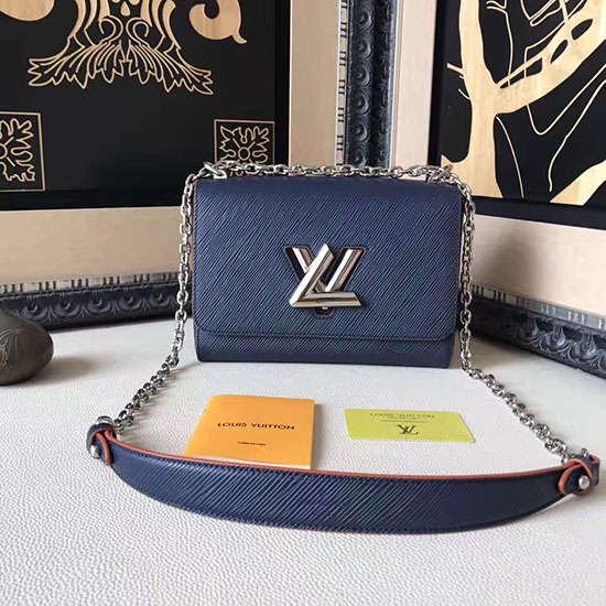 Louis Vuitton Epi Leather Twist MM Indigo M54559