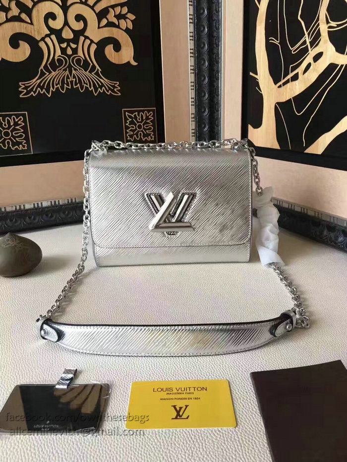 Louis Vuitton Epi Leather Twist MM Silver M50280