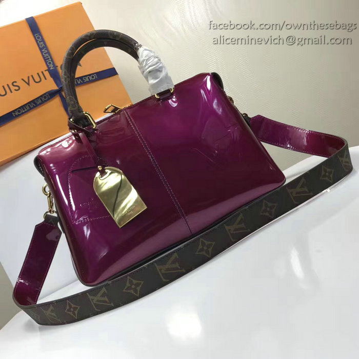Louis Vuitton Patent Leather Tote Miroir Magenta M54639