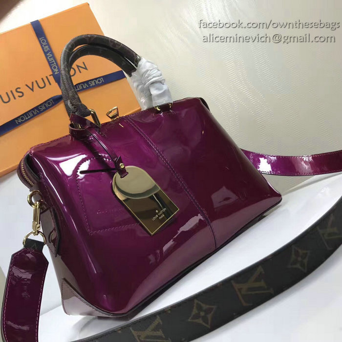 Louis Vuitton Patent Leather Tote Miroir Magenta M54639