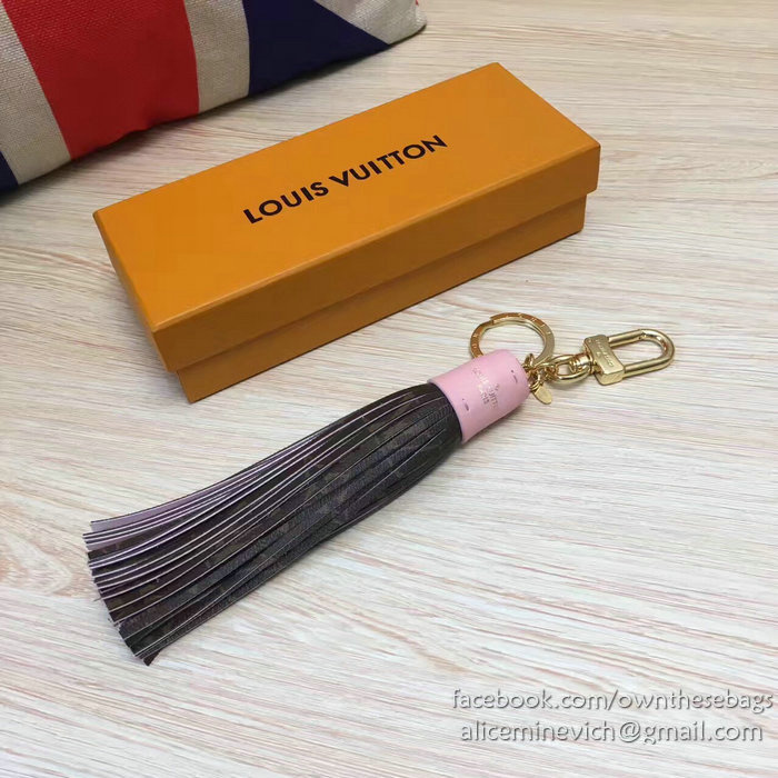 Louis Vuitton Tassel Bag Charm Pink M78617