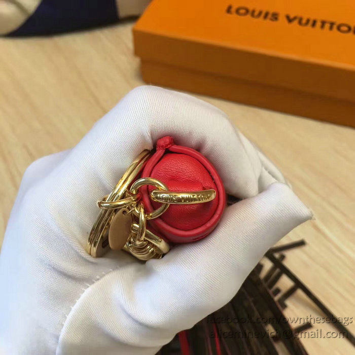 Louis Vuitton Tassel Bag Charm Red M78617