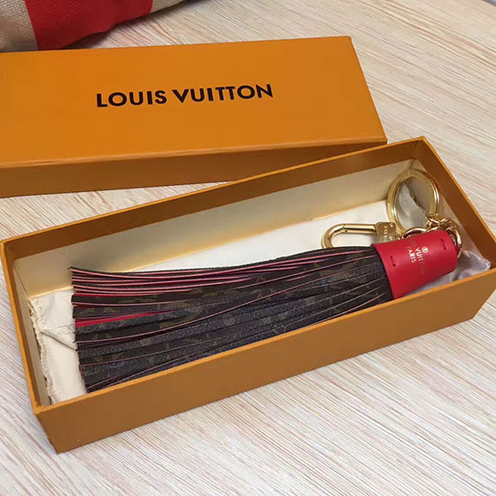Louis Vuitton Tassel Bag Charm Red M78617