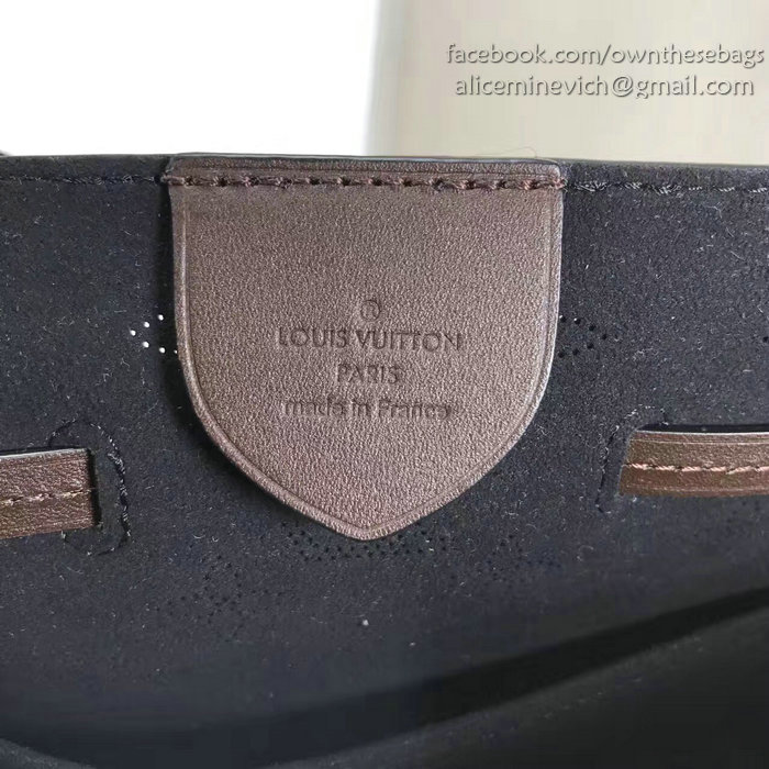 Louis Vuitton Mahina Leather Girolata Black M54401