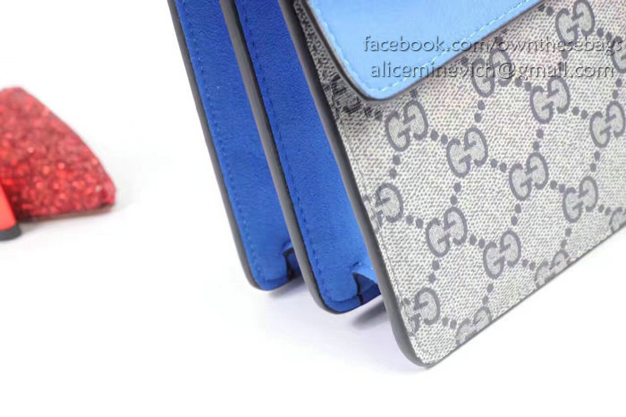 Gucci Dionysus GG Blooms Shoulder Bag Blue 400249
