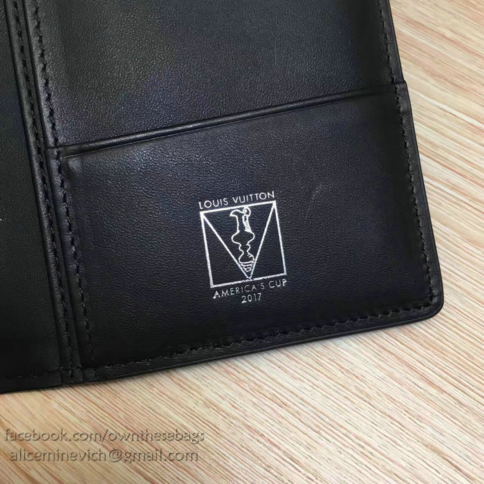 Louis Vuitton Damier Canvas Brazza Wallet Red N64004