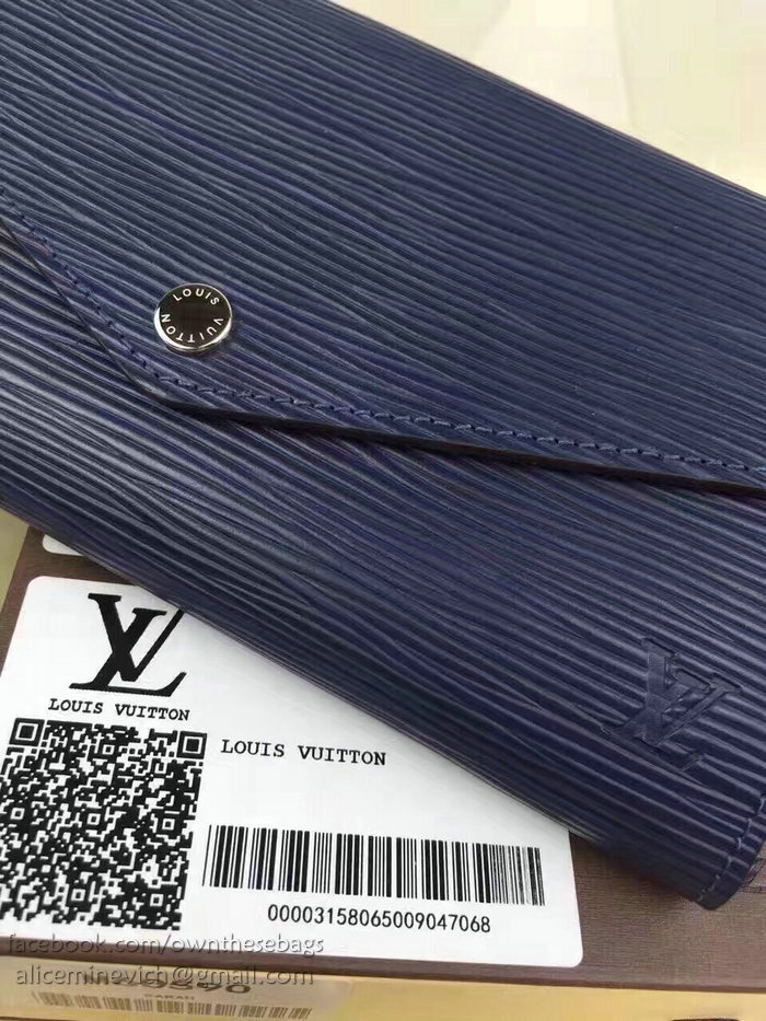Louis Vuitton Epi Leather Sarah Wallet Blue M60724