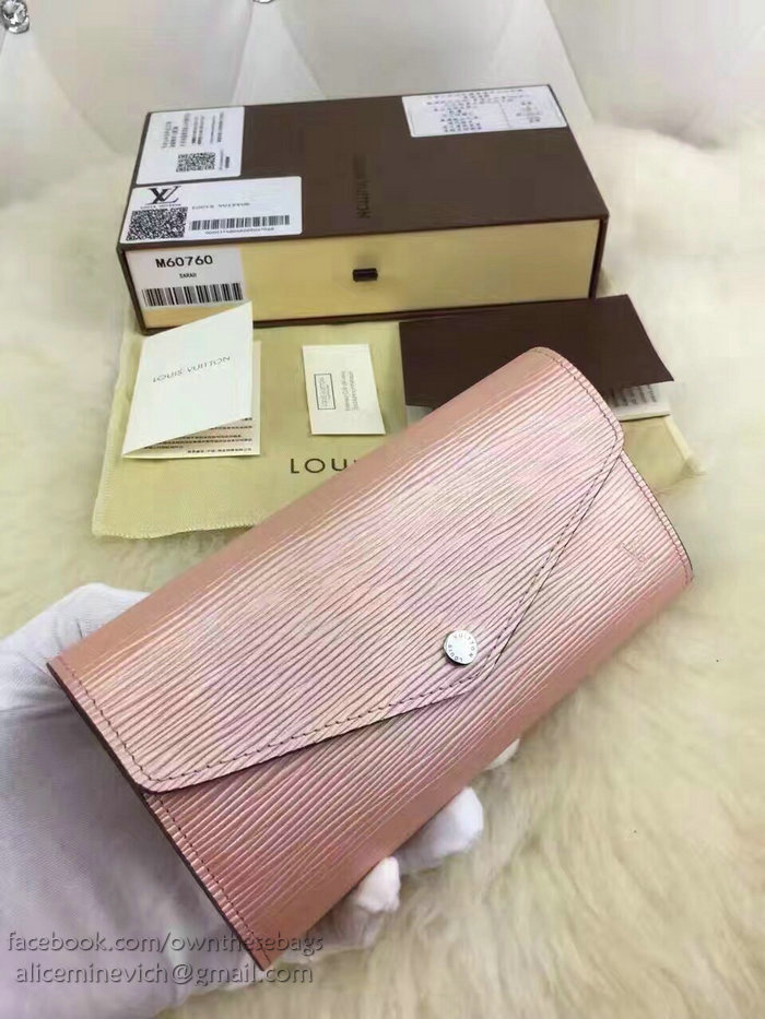 Louis Vuitton Epi Leather Sarah Wallet Rose M60724