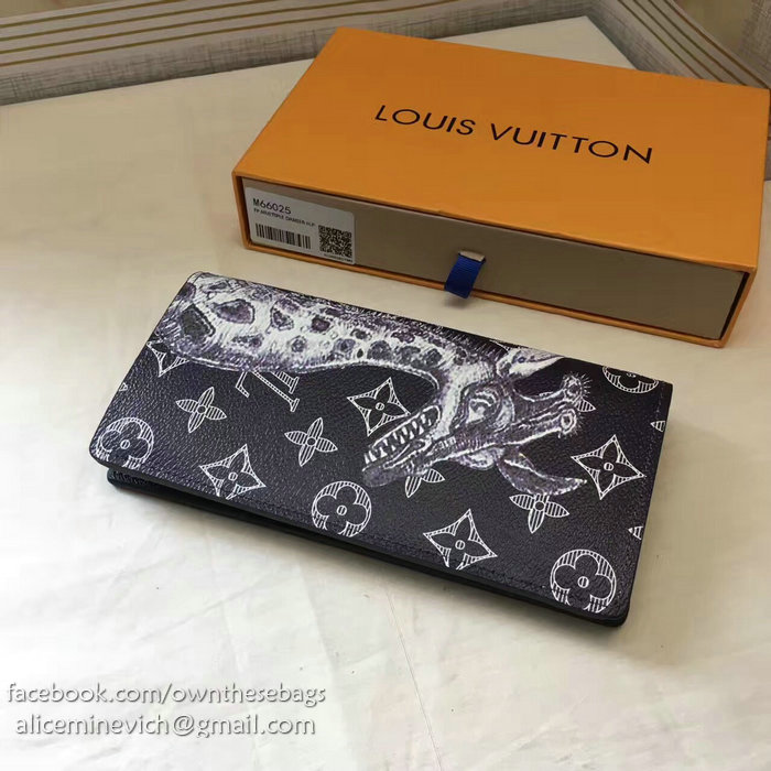 Louis Vuitton Monogram Canvas Brazza Wallet Encre M66933