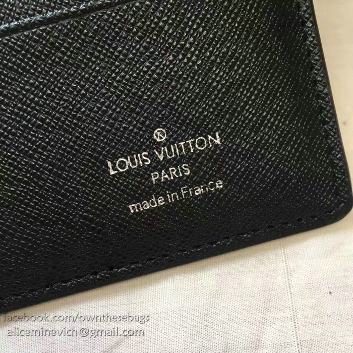 Louis Vuitton Monogram Canvas Brazza Wallet Encre M66933