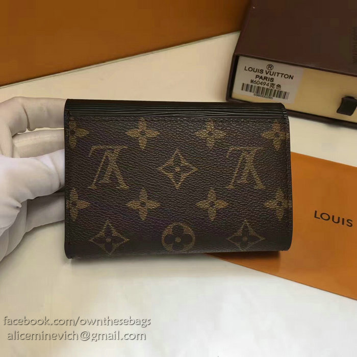 Louis Vuitton Monogram Canvas Wallet Noir M60494