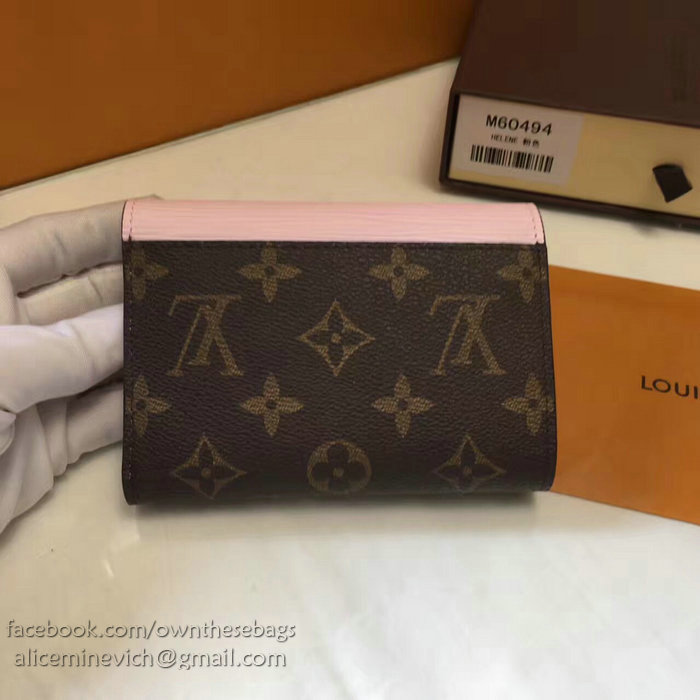 Louis Vuitton Monogram Canvas Wallet Pink M60494