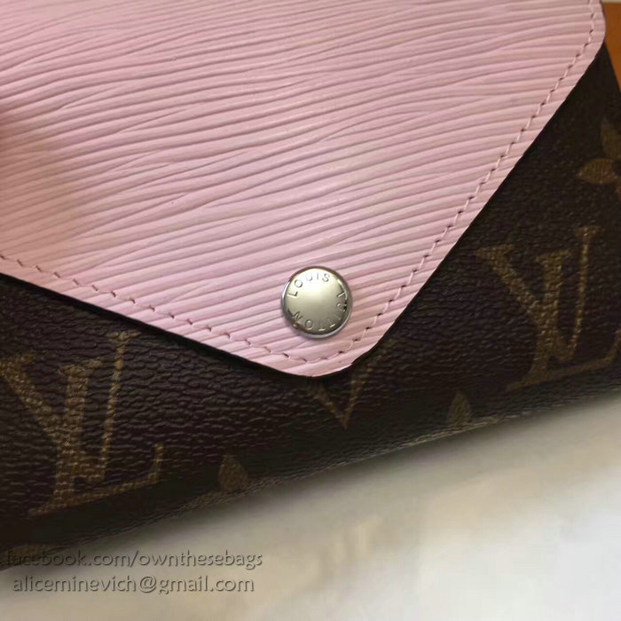 Louis Vuitton Monogram Canvas Wallet Pink M60494