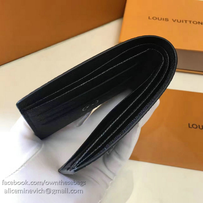 Louis Vuitton Monogram Eclipse Canvas Multiple Wallet M64439