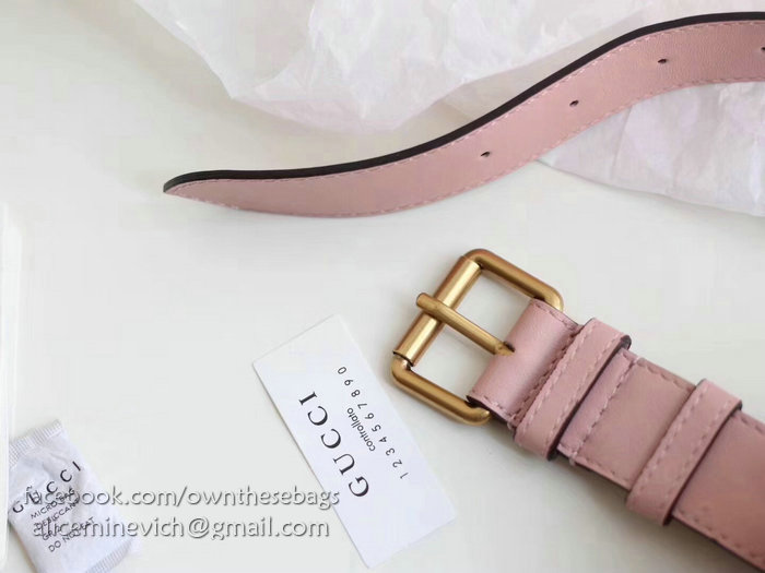 Gucci GG Marmont Matelasse Leather Belt Bag Pink 476434