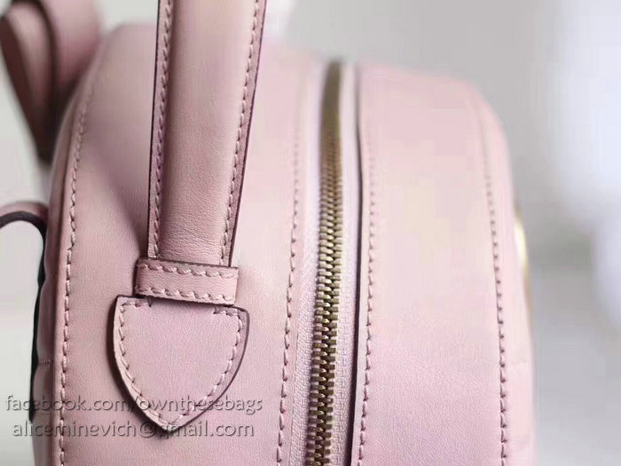 Gucci GG Marmont Quilted Leather Backpack Pink 476671