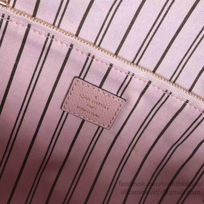 Louis Vuitton Monogram Empreinte Sorbonne Backpack Rose Poudre M44016