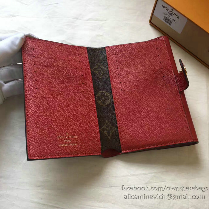 Louis Vuitton Pallas Compact Wallet Red M64072