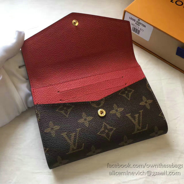 Louis Vuitton Pallas Compact Wallet Red M64072