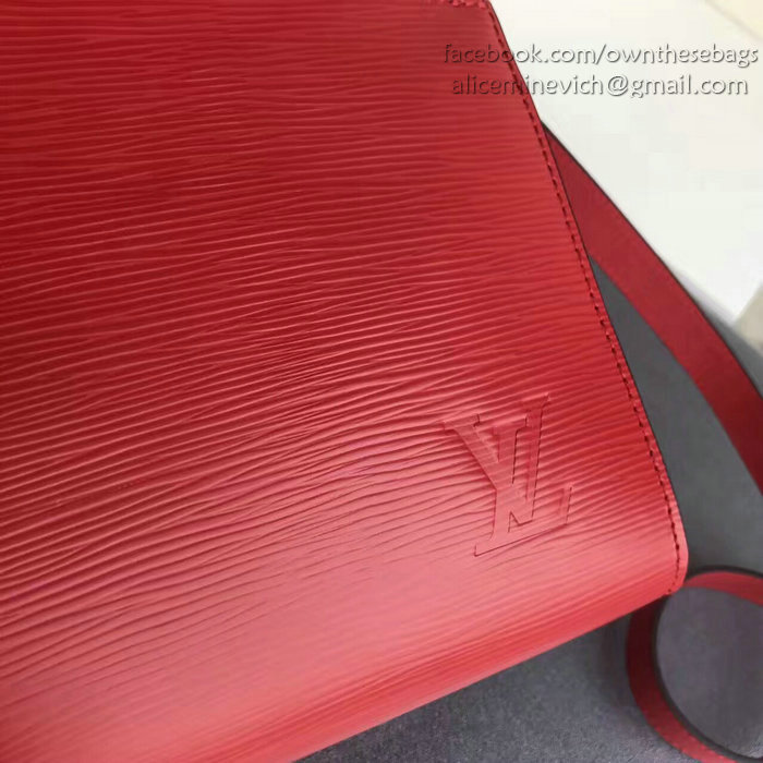 Louis Vuitton Epi Leather Vaneau MM Red M51239