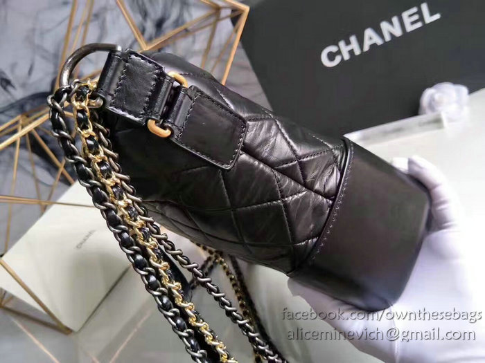 Chanel Chanel's Gabrielle Hobo Bag Black A93824