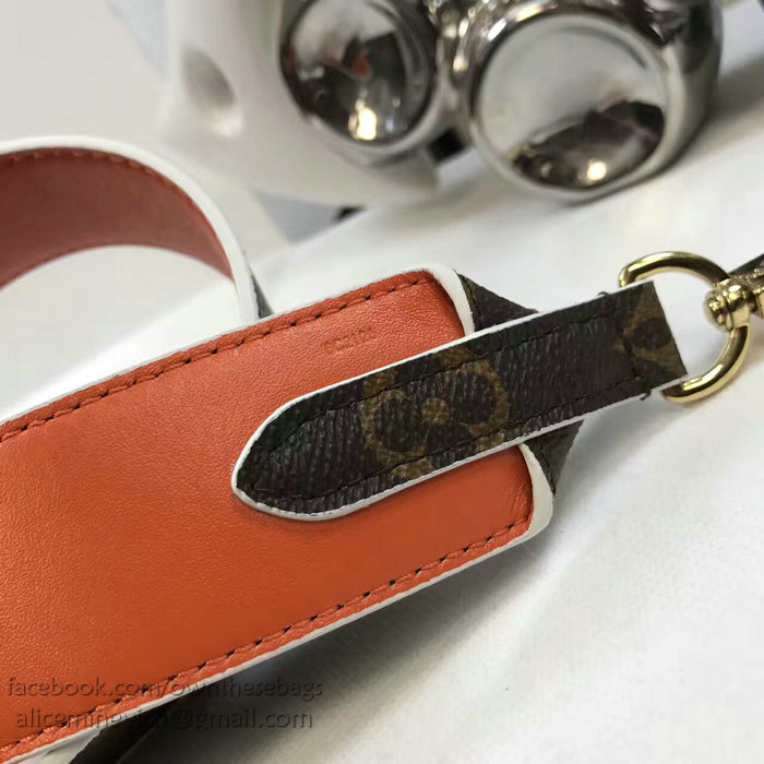 Louis Vuitton Bandouliere Monogram Shoulder Strap Orange J02287