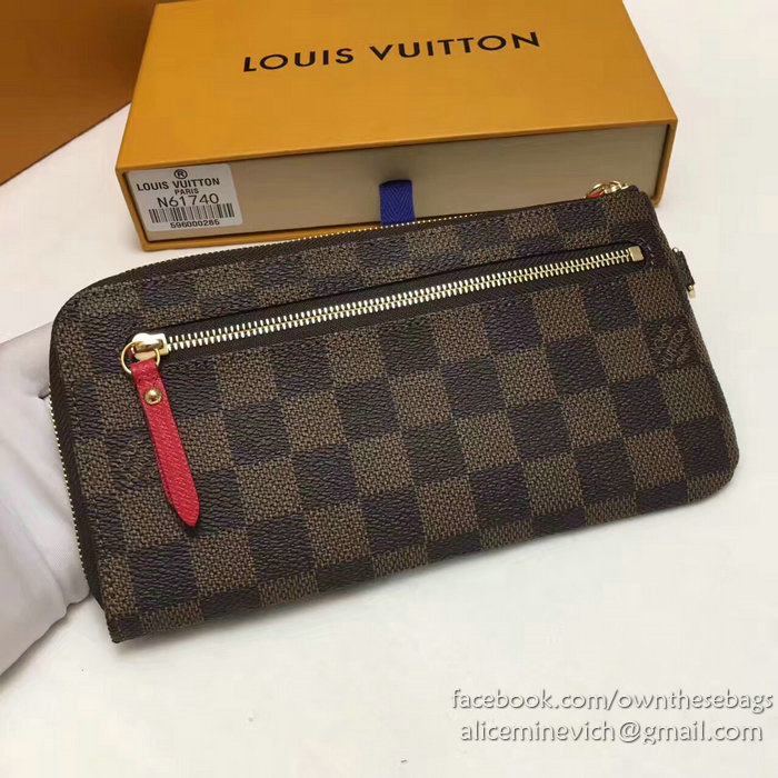 Louis Vuitton Damier Ebene Canvas Complice Trunks Wallets N61740