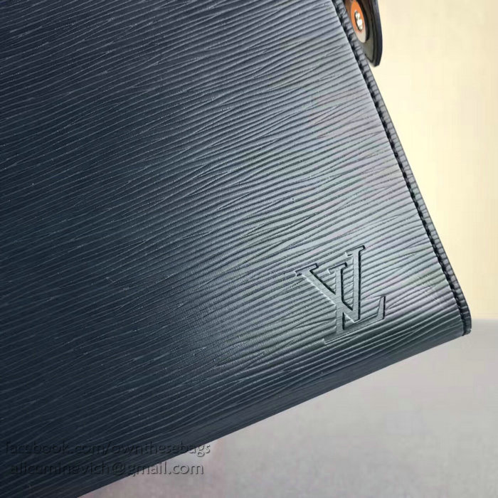 Louis Vuitton Epi Leather Toiletry Pouch 19 Indigo M41366
