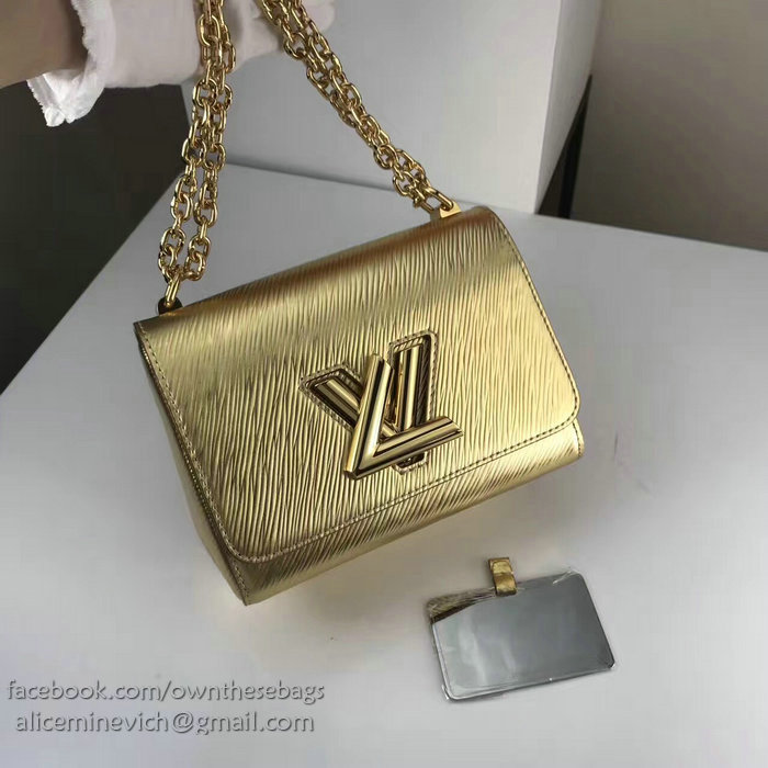 Louis Vuitton Epi leather Twist PM Gold M50332