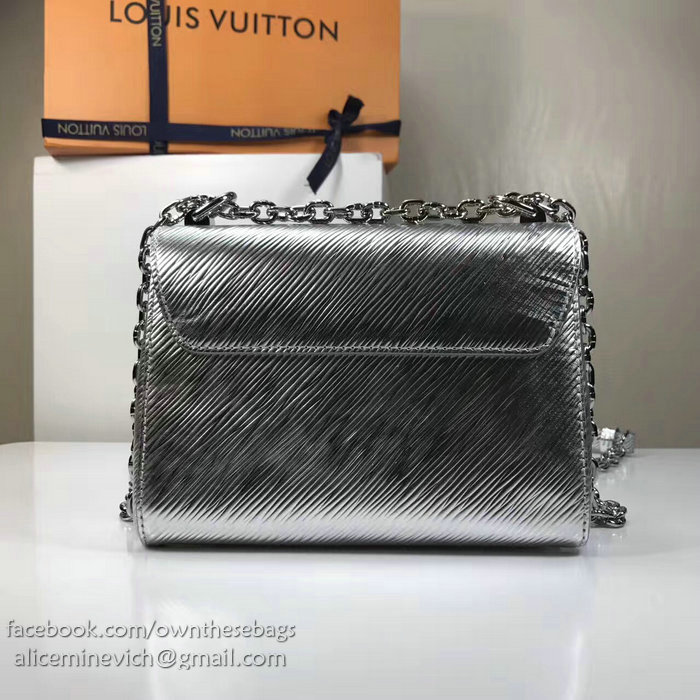 Louis Vuitton Epi leather Twist PM Silver M50332