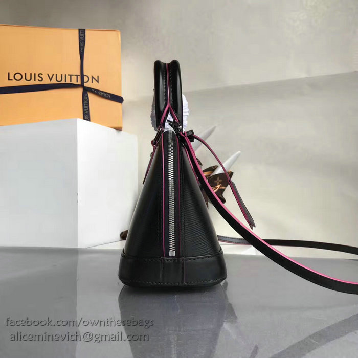 Louis Vuitton Epi Leather Alma BB Noir M40301