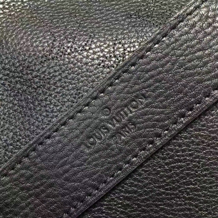 Louis Vuitton Mahina Calfskin Babylone PM Noir M50031