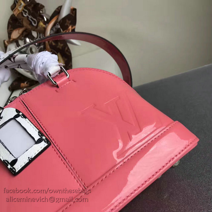 Louis Vuitton Patent Leather Alma BB Hot Pink M54785